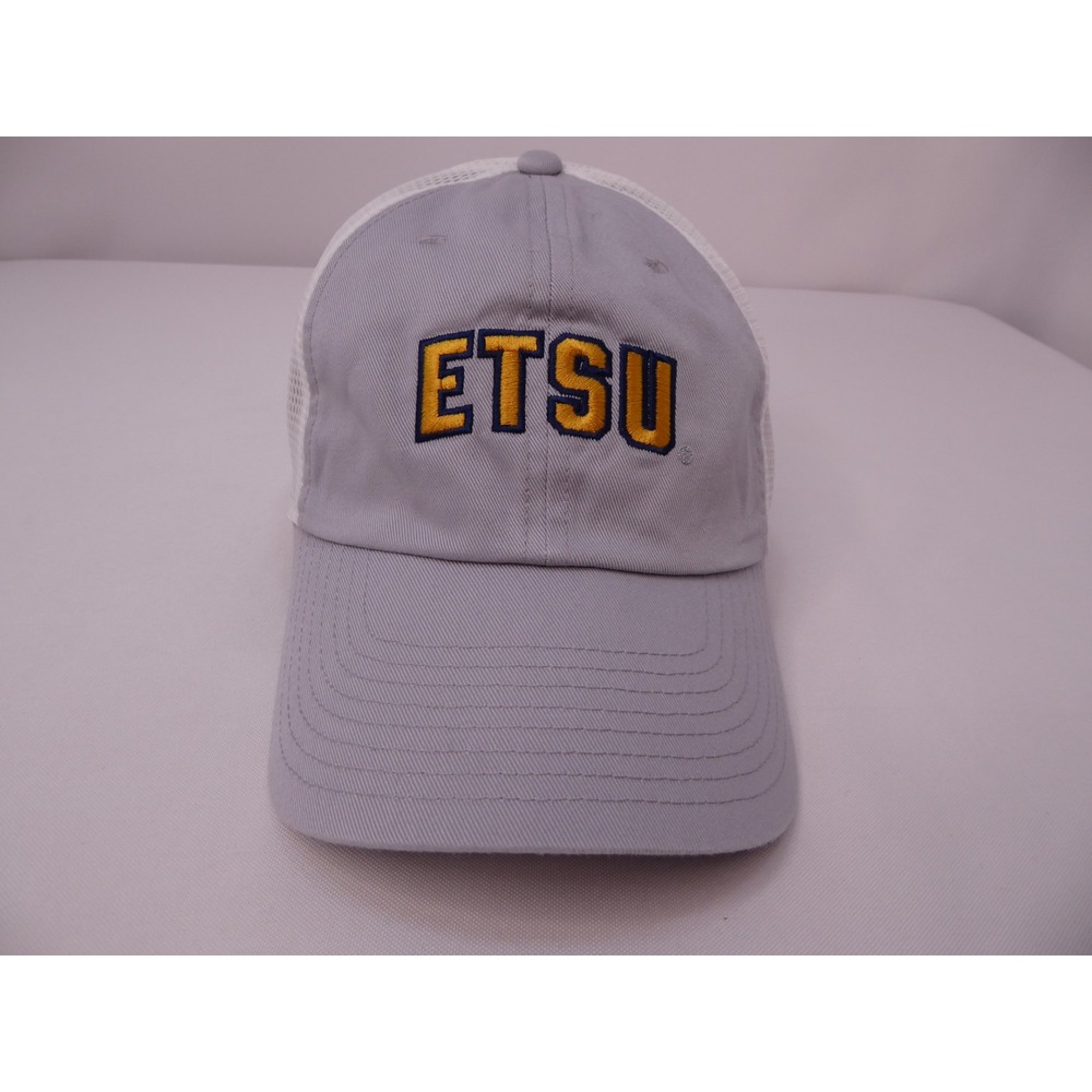 Nike ETSU East Tennessee State University Trucker Hat Grey White Club Cap M/L
